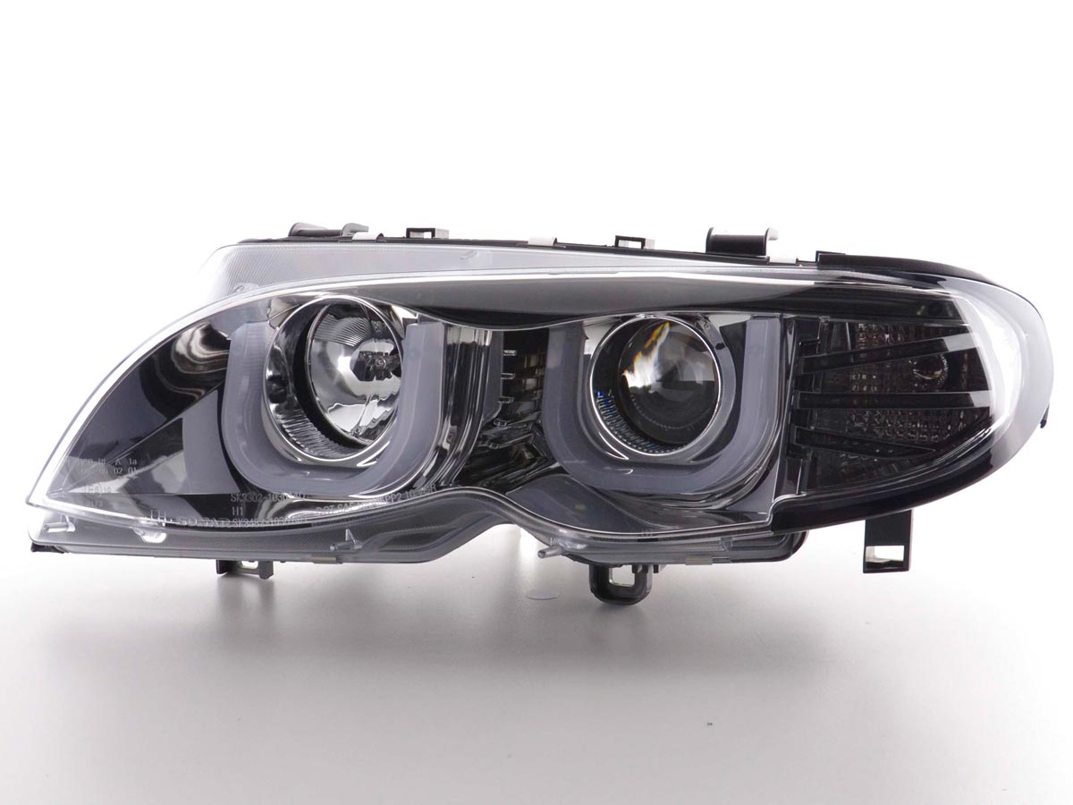 Scheinwerfer Set Daylight LED TFL-Optik BMW 3er E46 Limo/Touring 02-05 chrom für Rechtslenker Scheinwerfer Set Daylight LED TFL-Optik BMW 3er E46 Limo/Touring 02-05 chrom für Rechtslenker